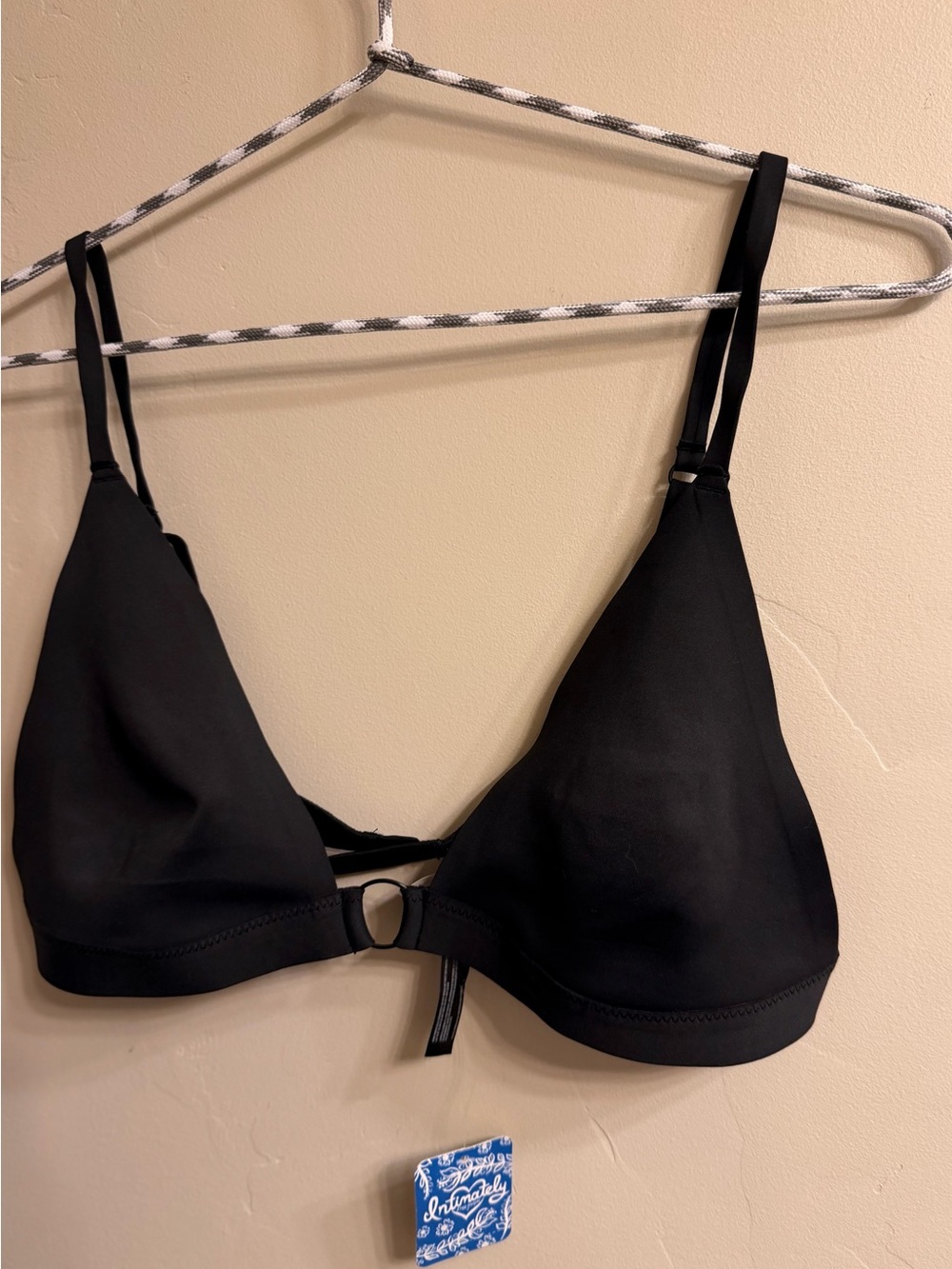 Free People Intimately Black Triangle Bralette - Women Intimates NWT